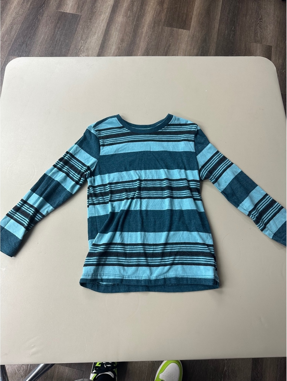 Wonder Nation Boys' Long Sleeve Striped Shirt Size M (8)
